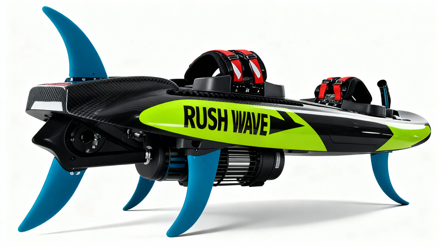 Tabla eléctrica Raptor EFI – Potencia y velocidad sobre el agua