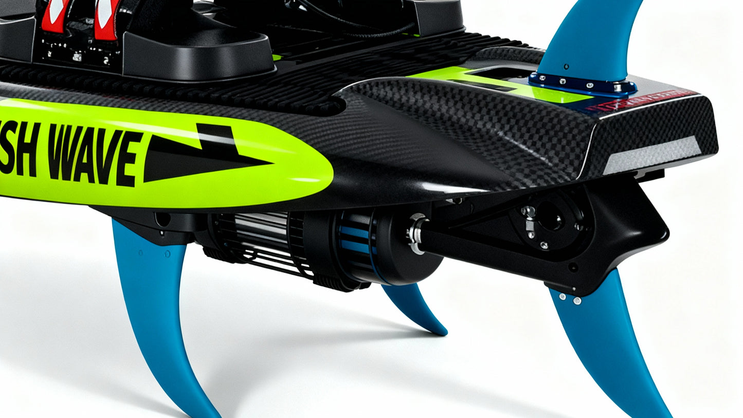 Tabla eléctrica Raptor EFI – Potencia y velocidad sobre el agua