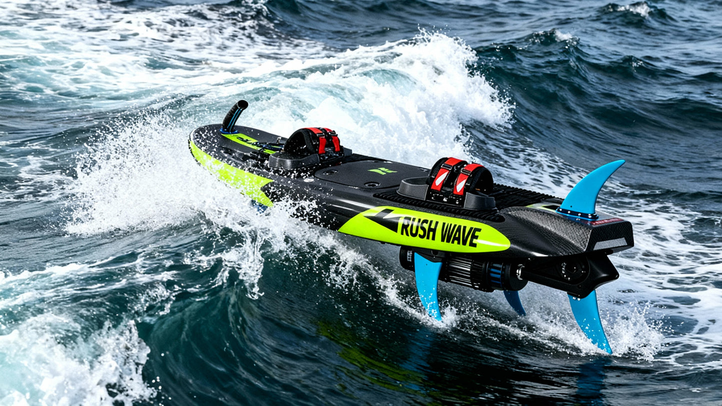 Tabla eléctrica Raptor EFI – Potencia y velocidad sobre el agua