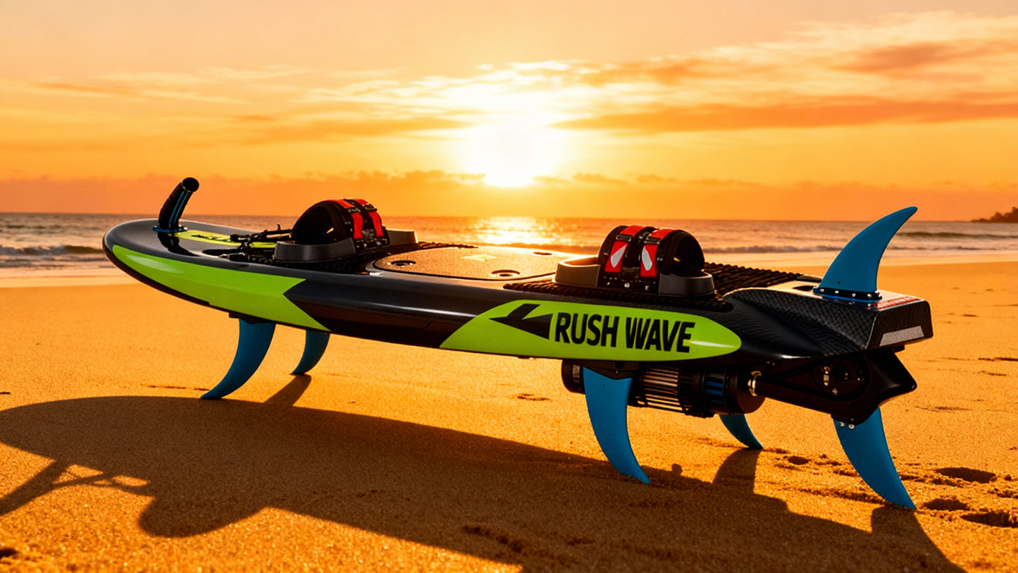 Tabla eléctrica Raptor EFI – Potencia y velocidad sobre el agua