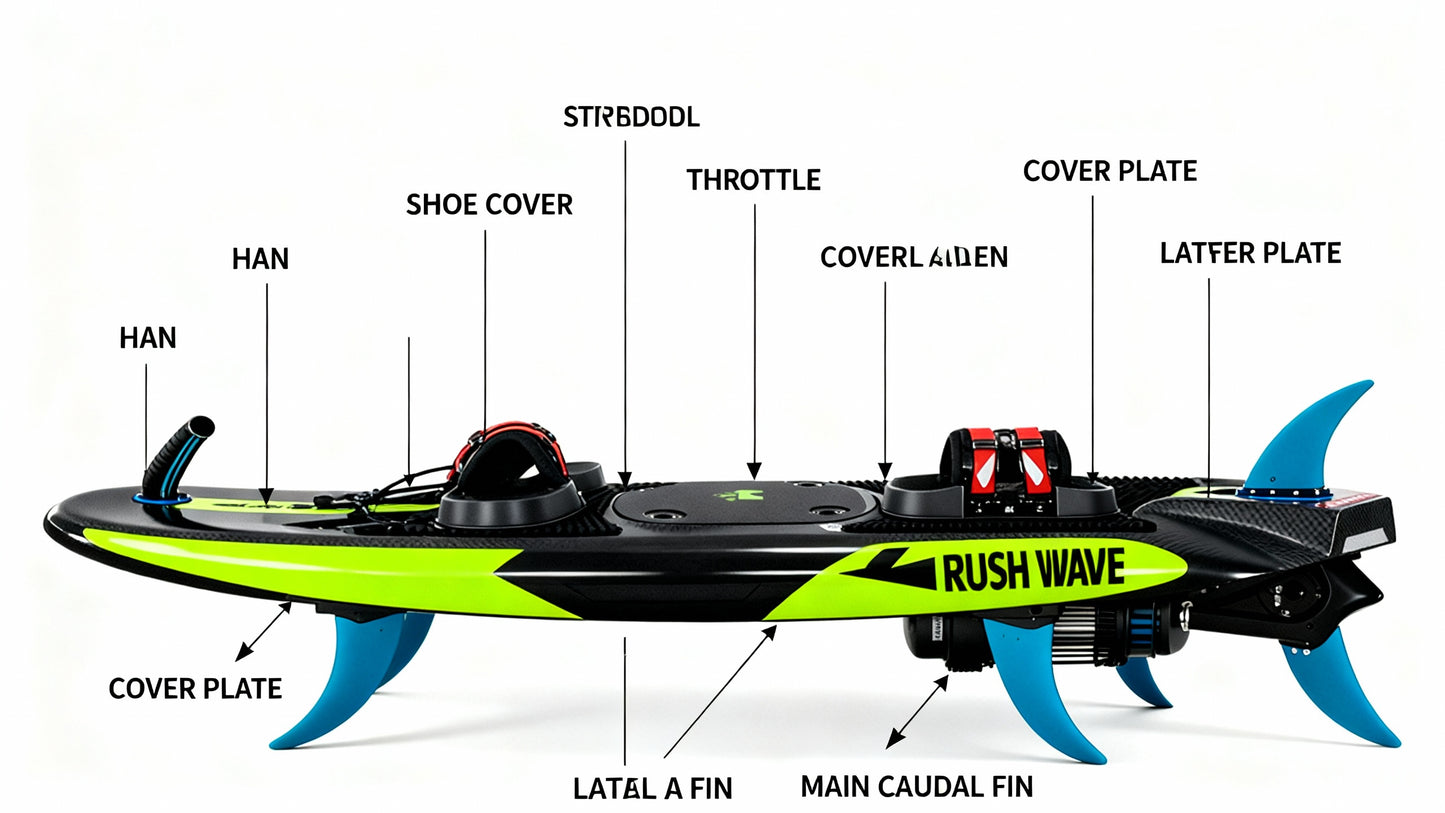 Tabla eléctrica Raptor EFI – Potencia y velocidad sobre el agua